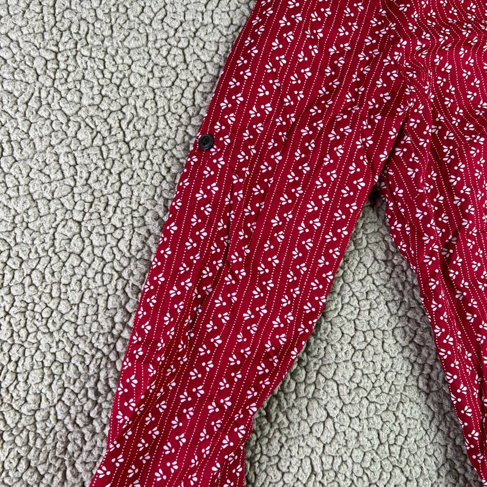 Patagonia Crimson and White Patterned Blouse - Picture 5 of 8